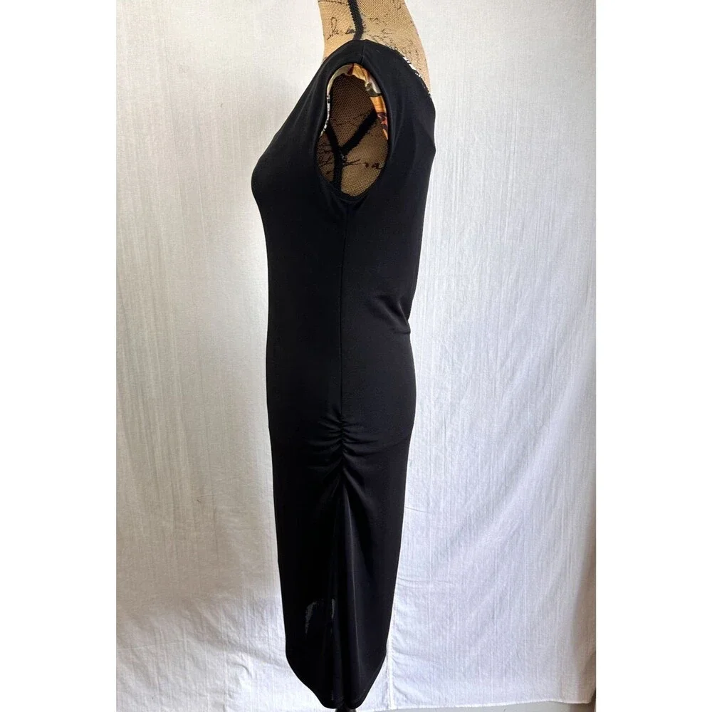 Creola Women's Black Stretch Sleeveless Sheath Dress Sz 6/42